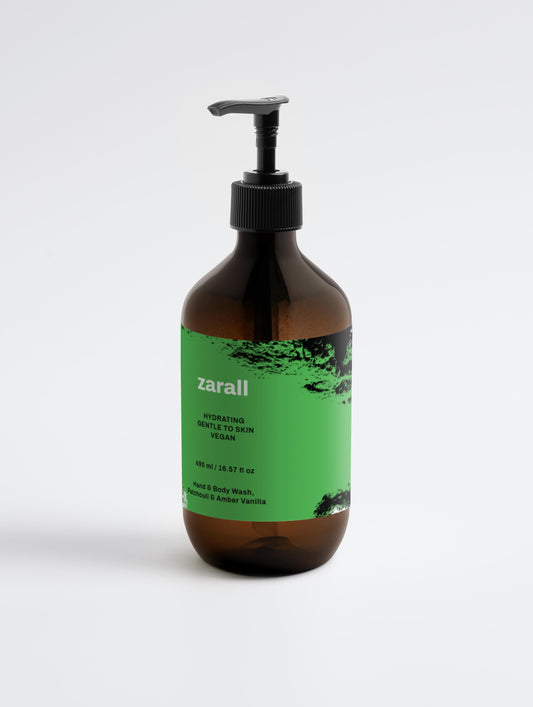 Hand & Body Wash, Patchouli & Amber Vanilla