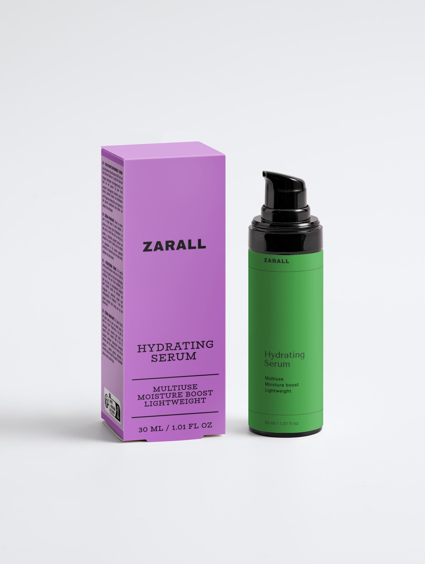 Hydrating Serum – Ser Hidratant cu Acid Hialuronic, Apă de Trandafir & Extract de Cloudberry