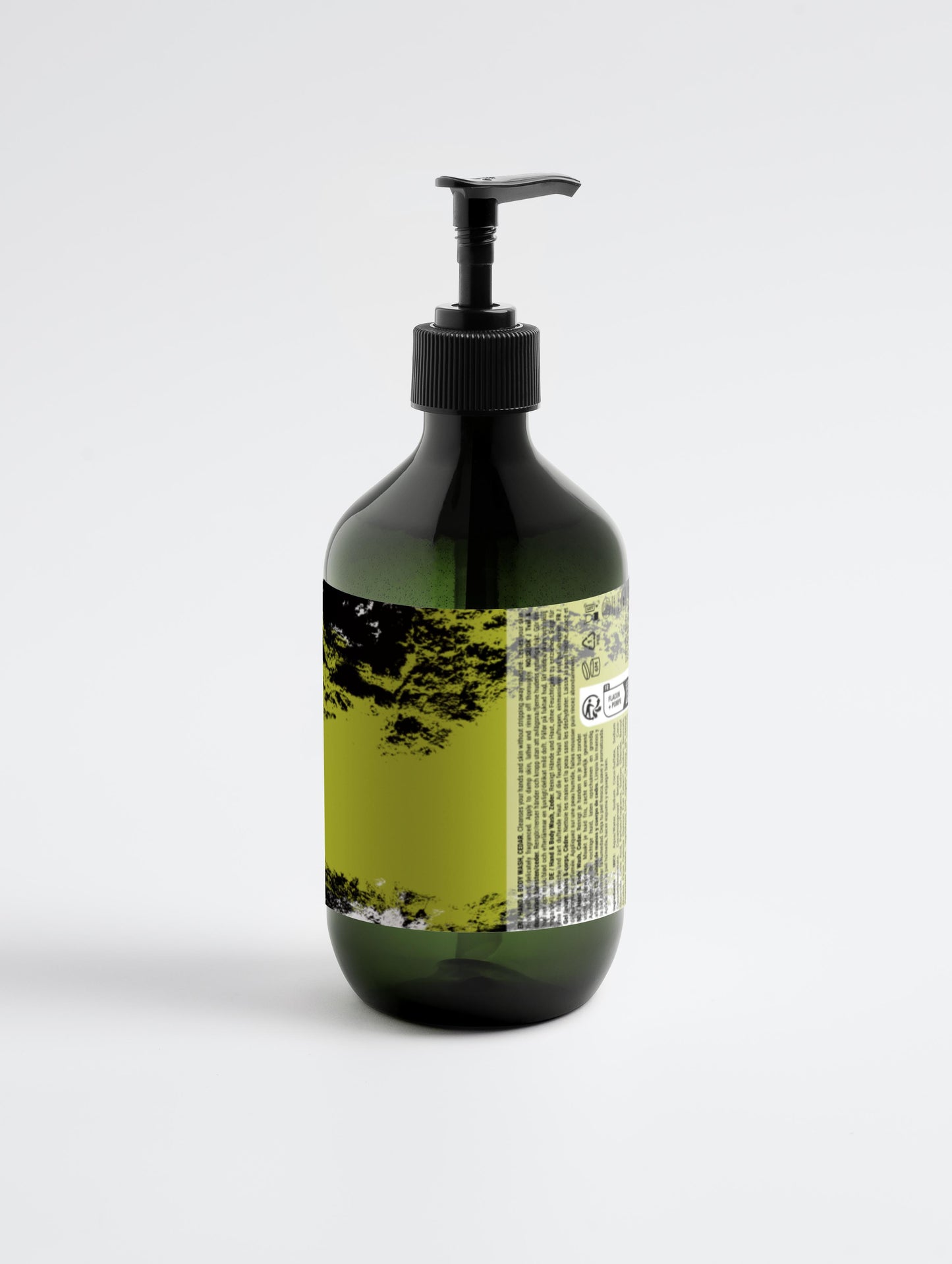 Hand & Body Wash, Peppermint & Dark Cedar