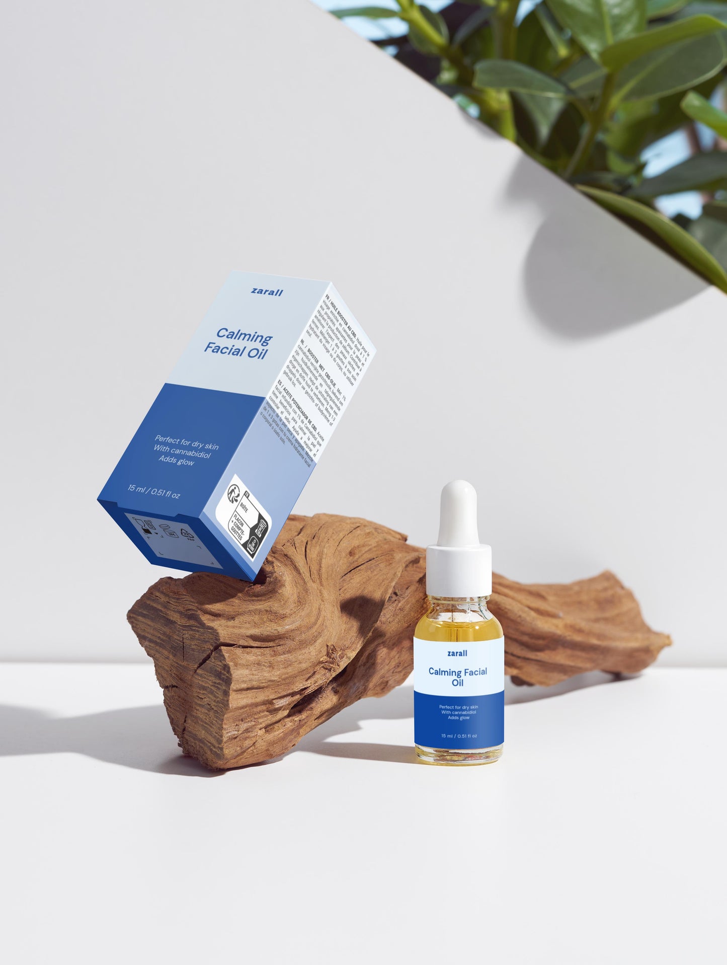 Calming Facial Oil – Ulei Facial Calmant cu 1% CBD & Ulei de Cânepă