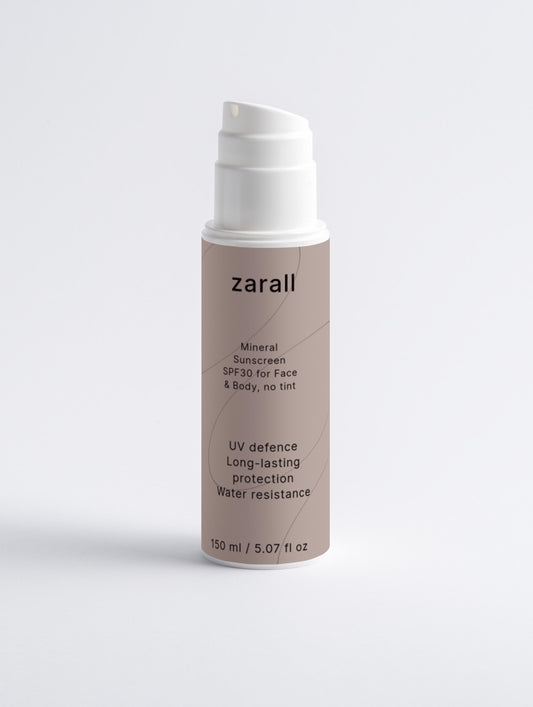 Mineral Sunscreen SPF30 for Face & Body, no tint