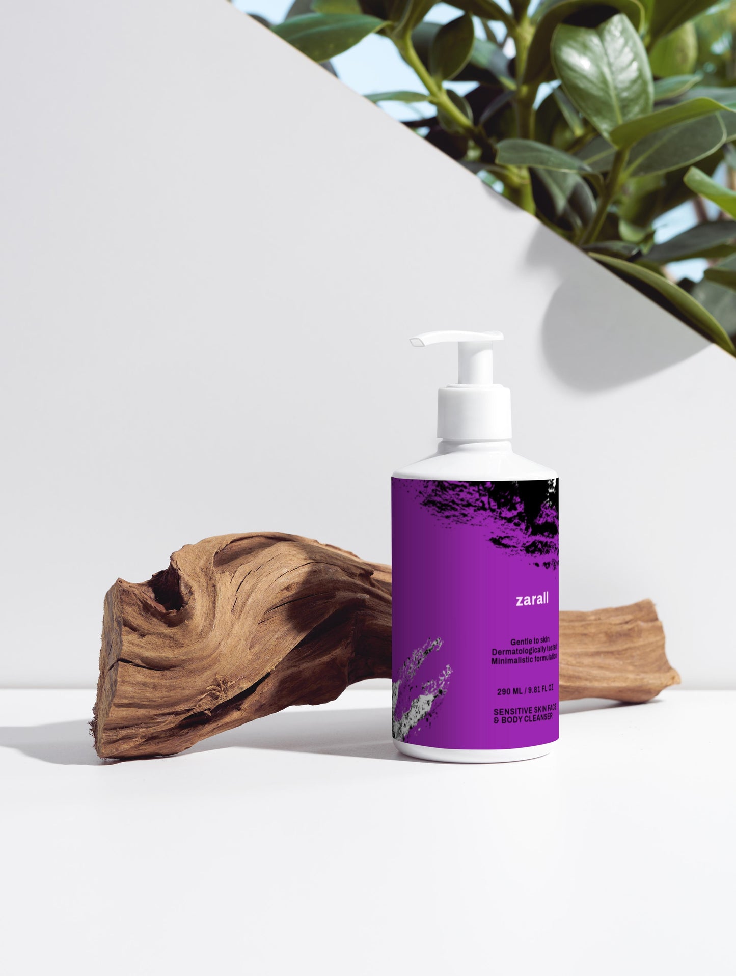 Sensitive Skin Face & Body Cleanser – Gel de Curățare Delicat cu Extract de Prună, Tei & Iasomie