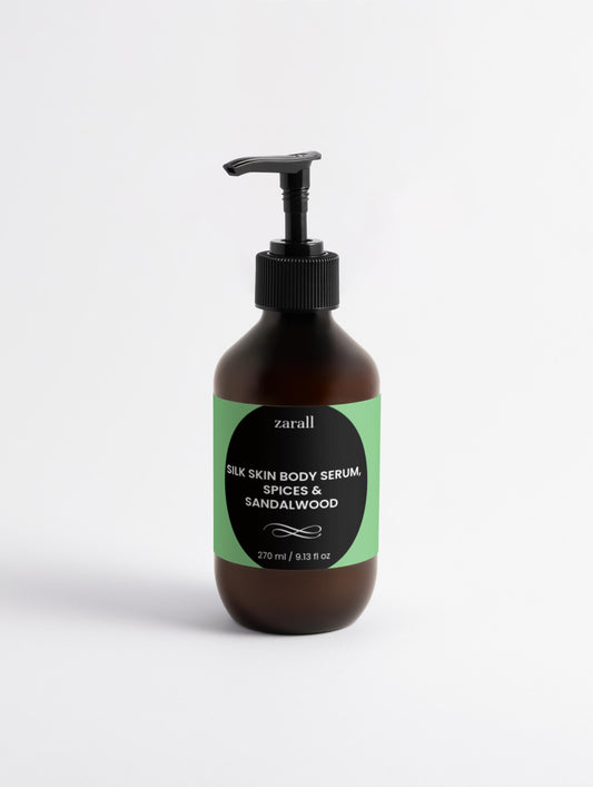 Silk Skin Body Serum, Spices & Sandalwood