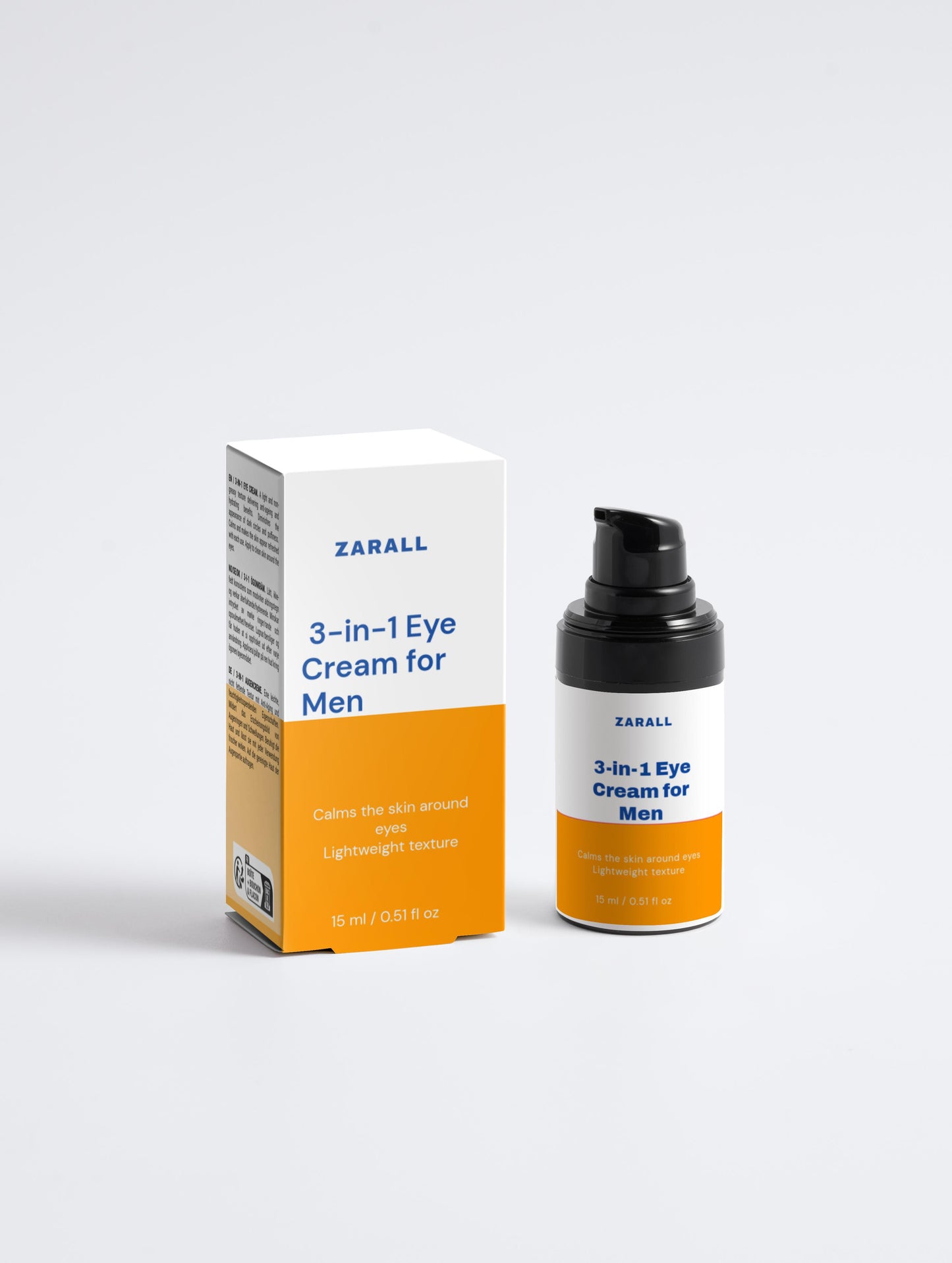 Cremă de Ochi 3-în-1 pentru Bărbați cu CBD 1% & Acid Hialuronic – Cercăne, Pungi & Riduri