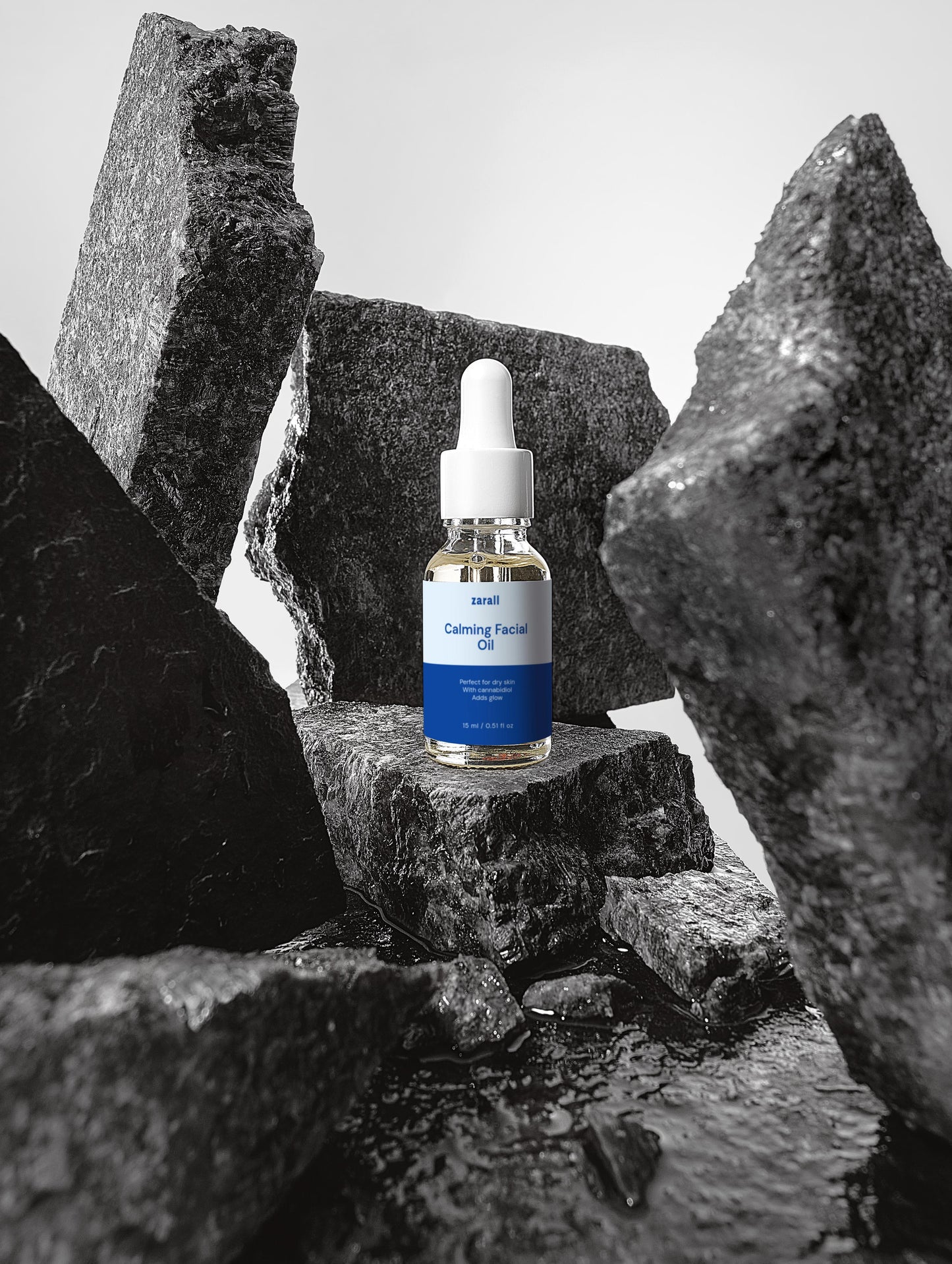 Calming Facial Oil – Ulei Facial Calmant cu 1% CBD & Ulei de Cânepă