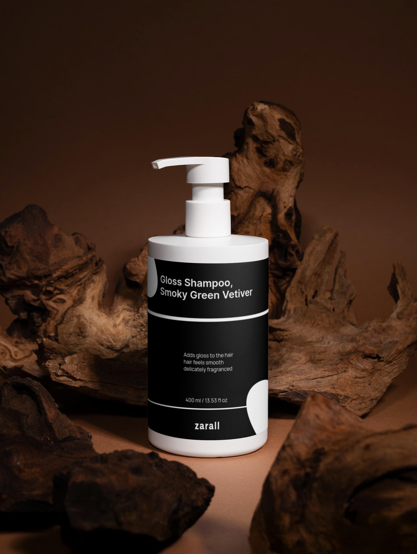 Gloss Shampoo Smoky Green Vetiver – Șampon pentru Păr Strălucitor cu Proteină din Grâu & Aloe